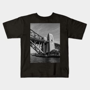 Northern End of Sydney Harbour Bridge, Sydney, NSW, Australia Kids T-Shirt